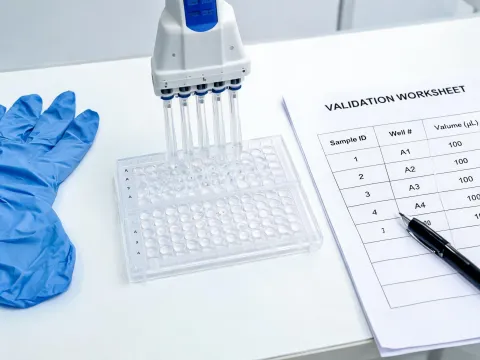 Multichannel pipette in microplate workflow